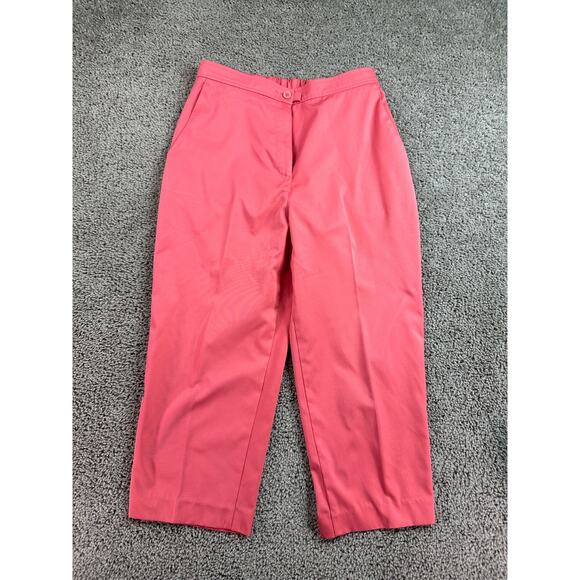 CB Collections Pants Womens 8 Petite Polyester Spandex Capri Trousers Ladies - Picture 2 of 13